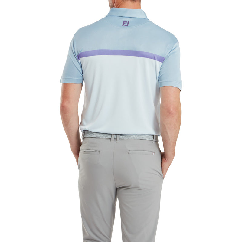 FootJoy Colour Block Interlock Polo Shirt - Mist