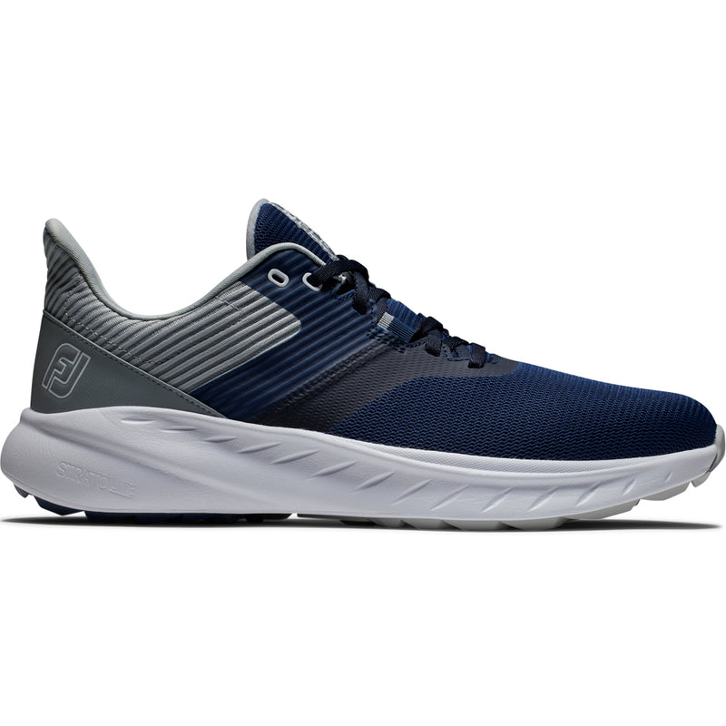 FootJoy Flex Spikeless Shoes - Navy/Grey/White