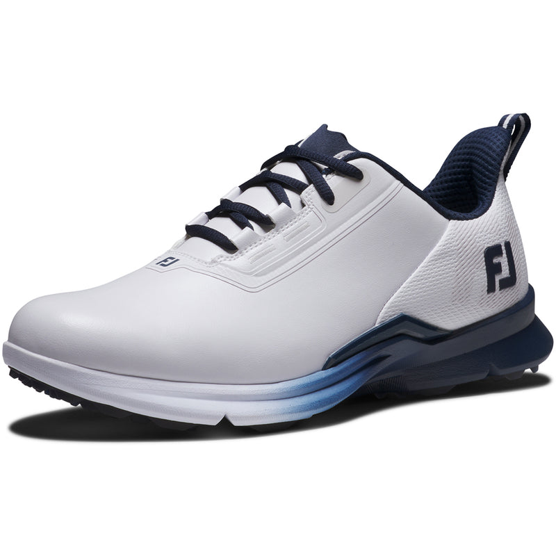 FootJoy Fuel Spikeless Shoes - White/Navy/Blue