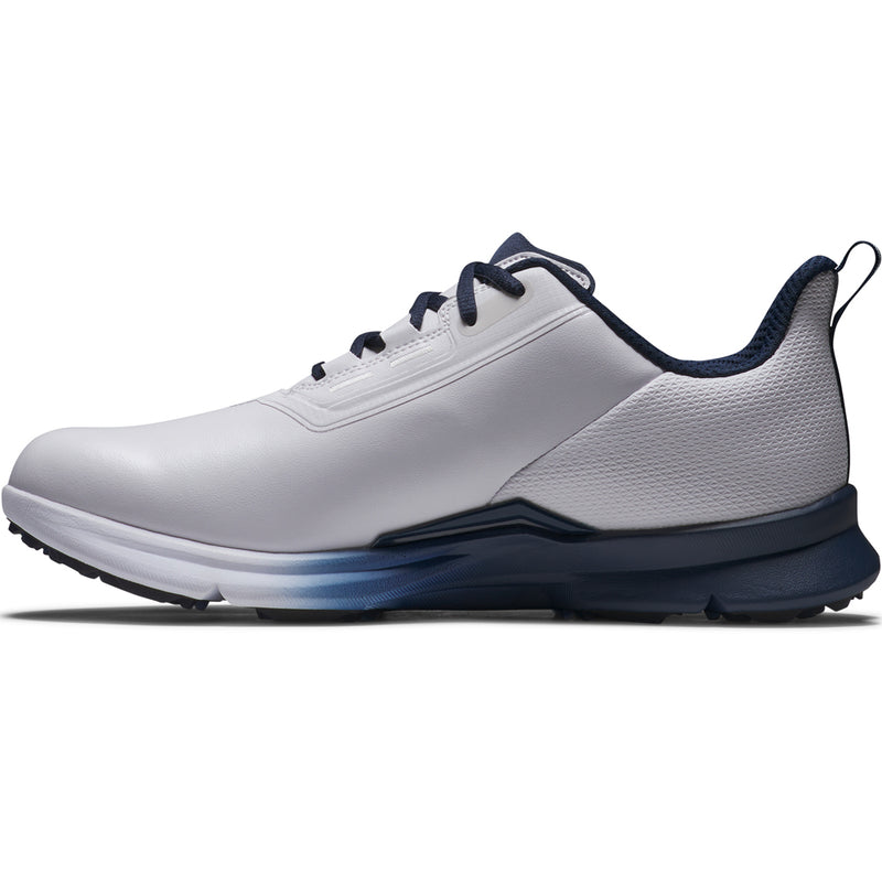 FootJoy Fuel Spikeless Shoes - White/Navy/Blue