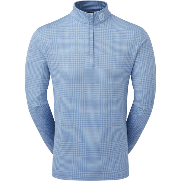 FootJoy Glen Plaid Print Chillout Pullover - Storm