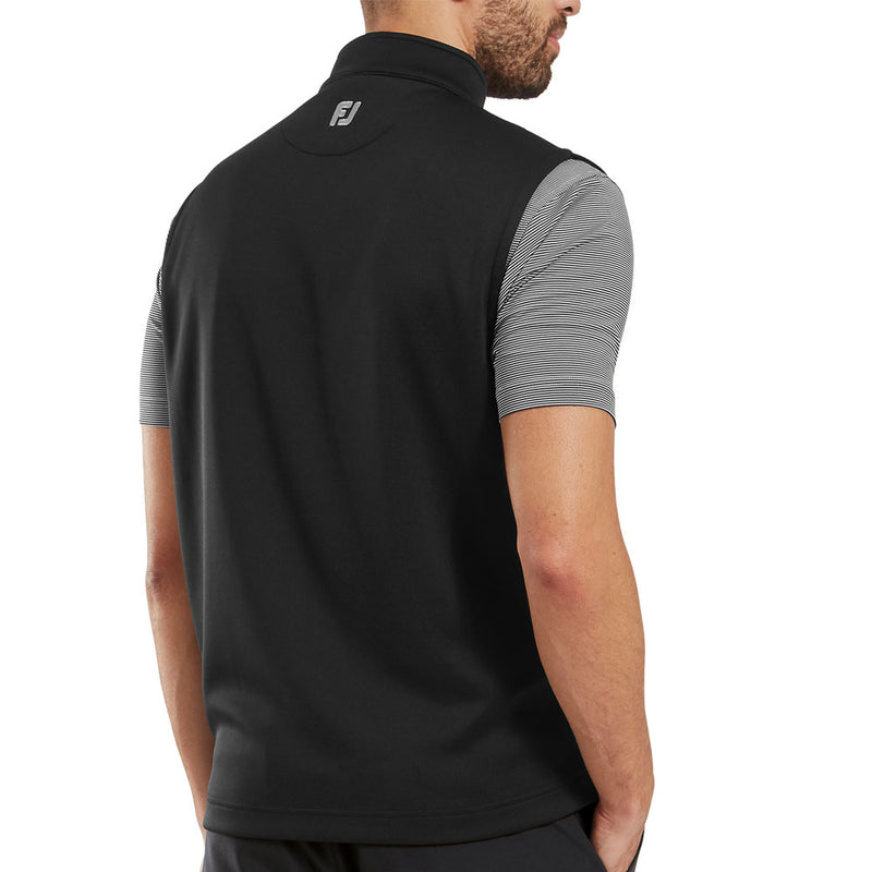 FootJoy 1/2 Zip Gilet - Black