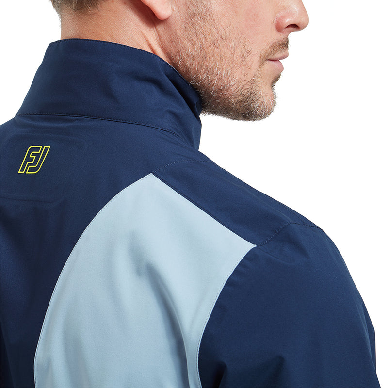 FootJoy HydroLite X Waterproof Jacket - Slate/Navy/Primrose