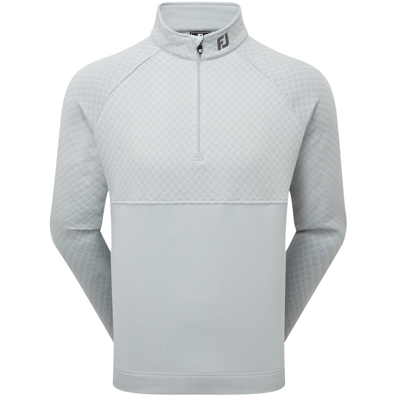 FootJoy Jacquard Thermal 1/4 Zip Chillout - Grey