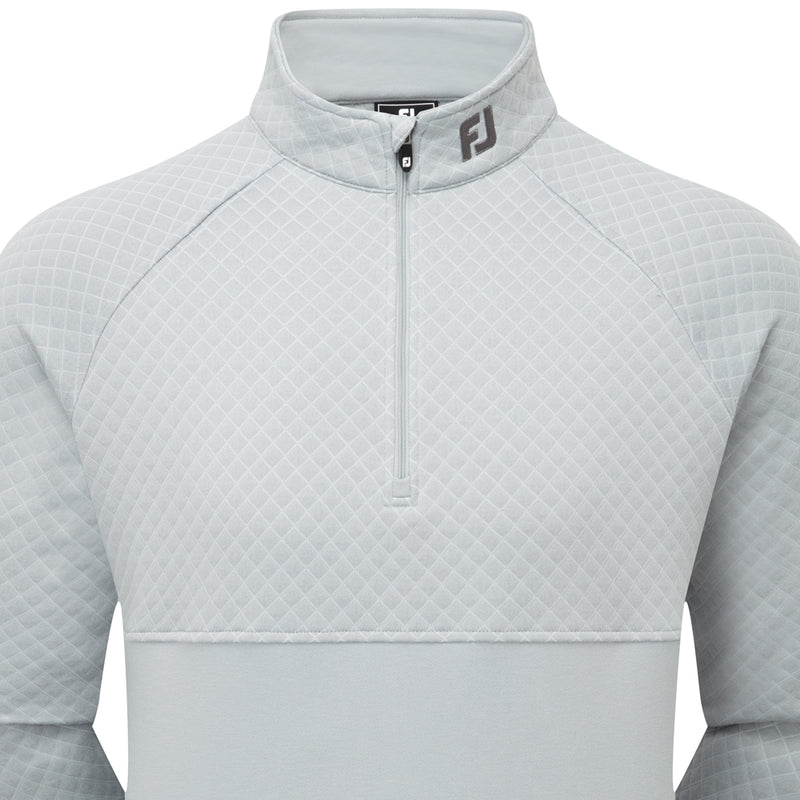 FootJoy Jacquard Thermal 1/4 Zip Chillout - Grey