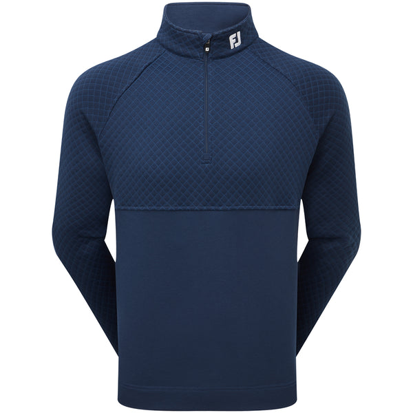 FootJoy Jacquard Thermal 1/4 Zip Chillout - Navy