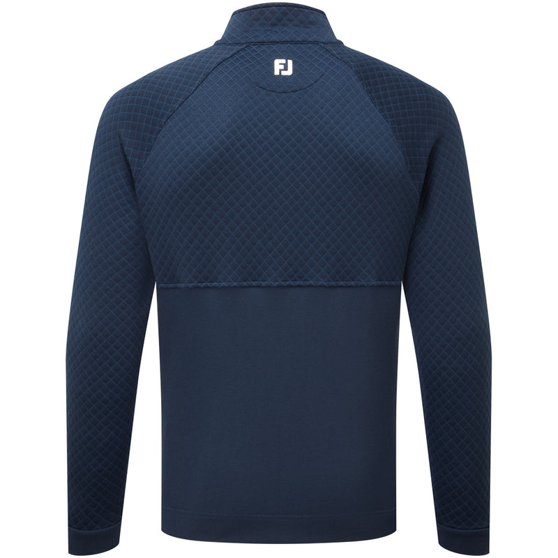 FootJoy Jacquard Thermal 1/4 Zip Chillout - Navy