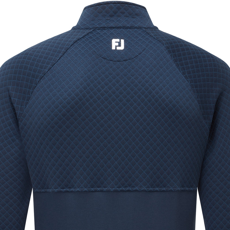 FootJoy Jacquard Thermal 1/4 Zip Chillout - Navy