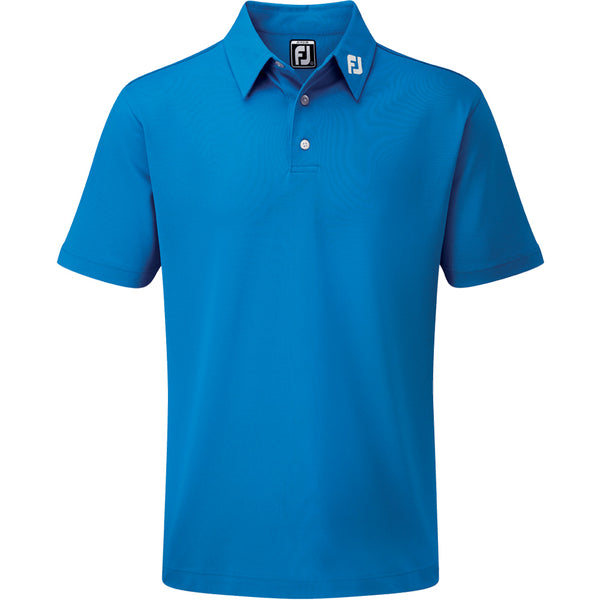 FootJoy Junior Stretch Pique Solid Polo Shirt - Cobalt