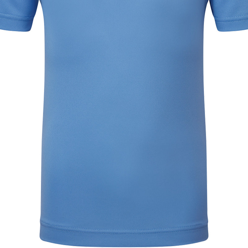 FootJoy Junior Stretch Pique Solid Polo Shirt - Light Blue