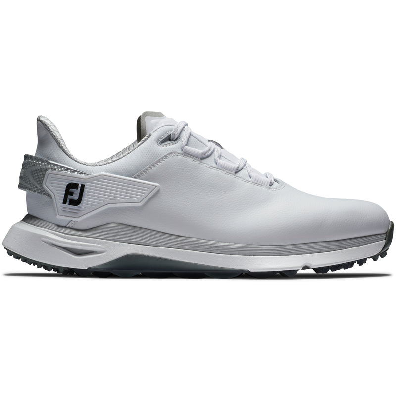 FootJoy PRO SLX Carbon Spikeless Waterproof Shoes - White/White/Grey