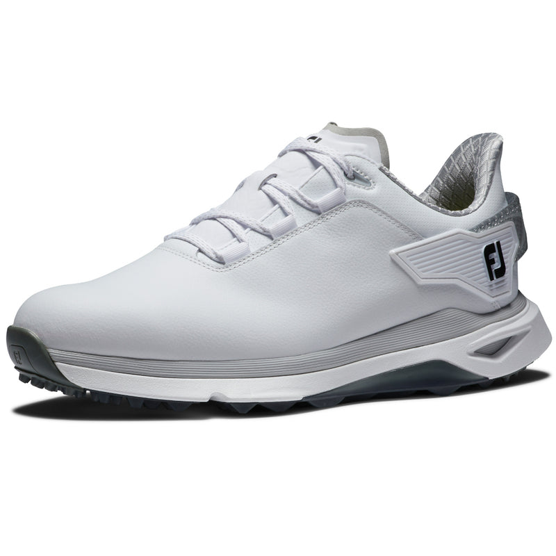 FootJoy PRO SLX Carbon Spikeless Waterproof Shoes - White/White/Grey