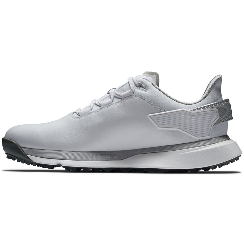 FootJoy PRO SLX Carbon Spikeless Waterproof Shoes - White/White/Grey