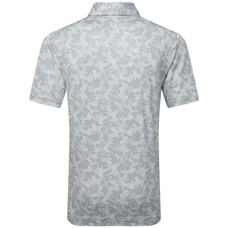 FootJoy Pop Camo Lisle Polo Shirt - Grey