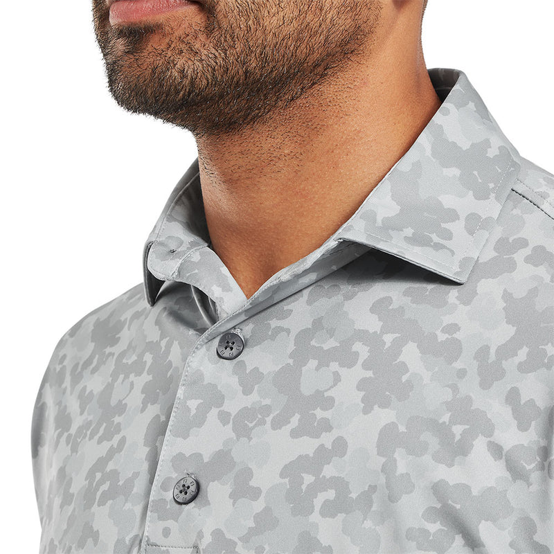 FootJoy Pop Camo Lisle Polo Shirt - Grey