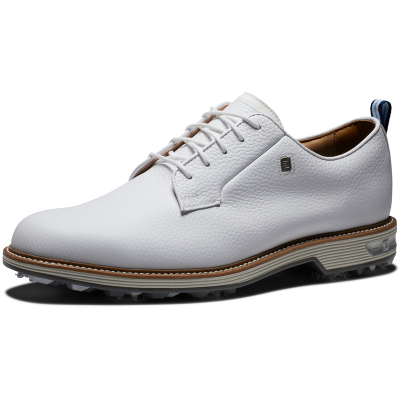 FootJoy Premiere Field Spiked Shoes - White/White/Grey