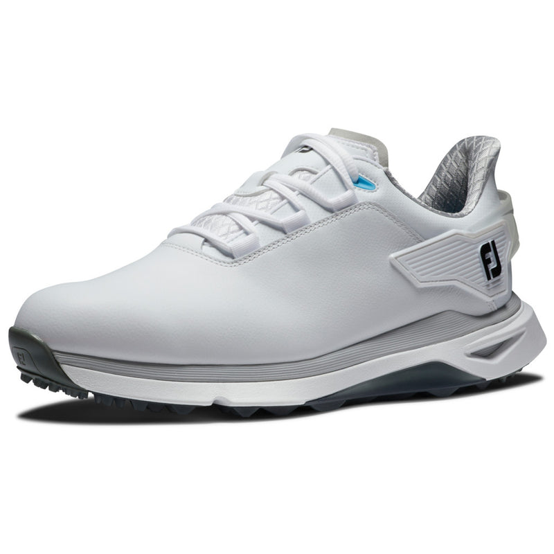 FootJoy Pro SLX Spikeless Waterproof Shoes - White/White/Grey