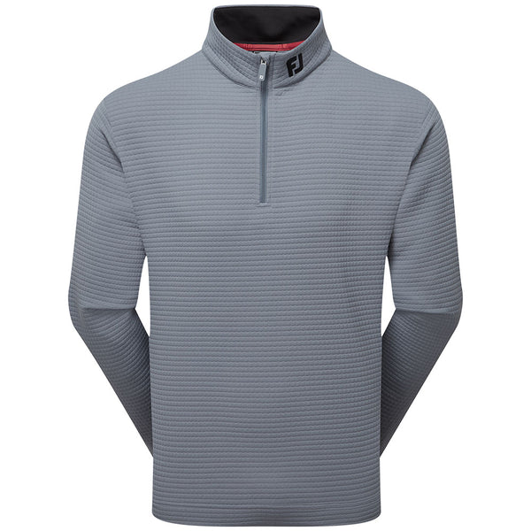 FootJoy Quilt Texture Chill-Out Pullover - Flint