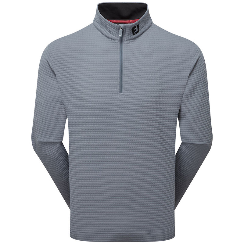 FootJoy Quilt Texture Chill-Out Pullover - Flint