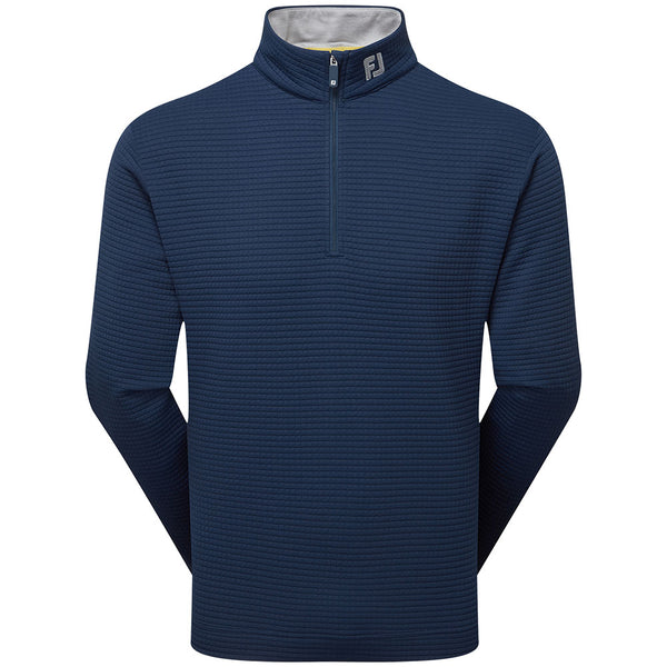 FootJoy Quilt Texture Chill-Out Pullover - Navy