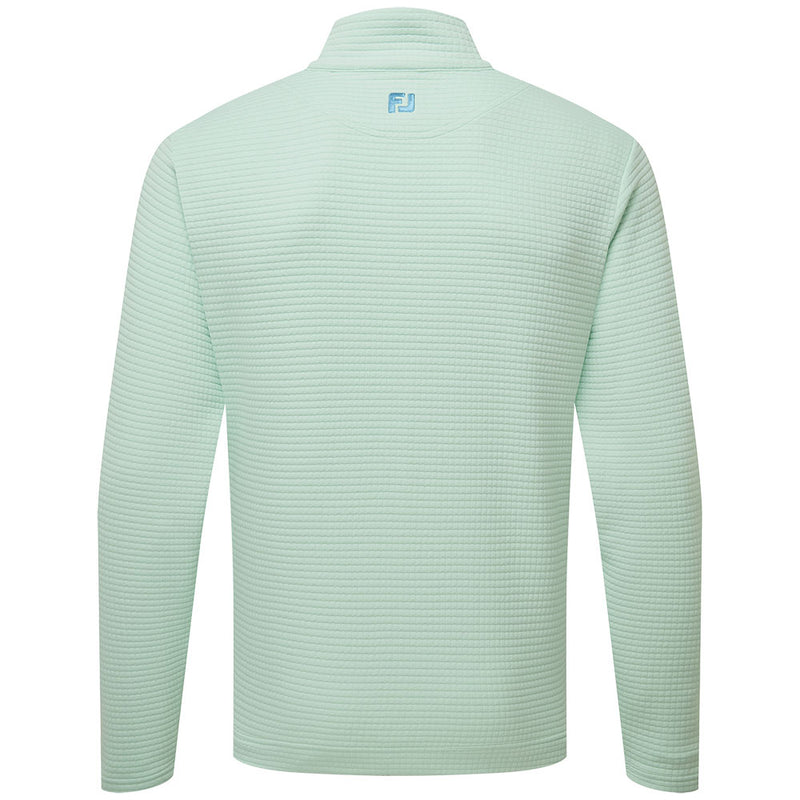 FootJoy Quilt Texture Chill-Out Pullover - Pistachio