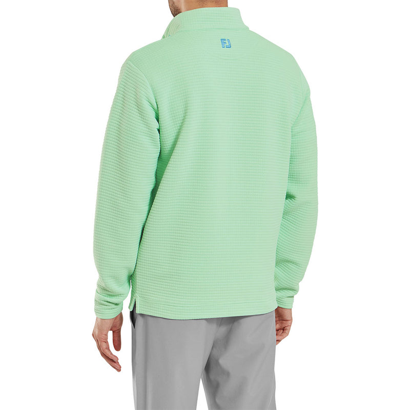 FootJoy Quilt Texture Chill-Out Pullover - Pistachio