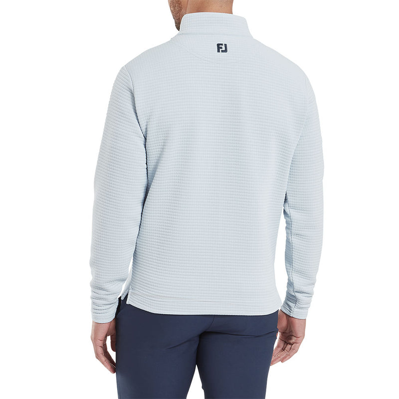 FootJoy Quilt Texture Chill-Out Pullover - Skyway