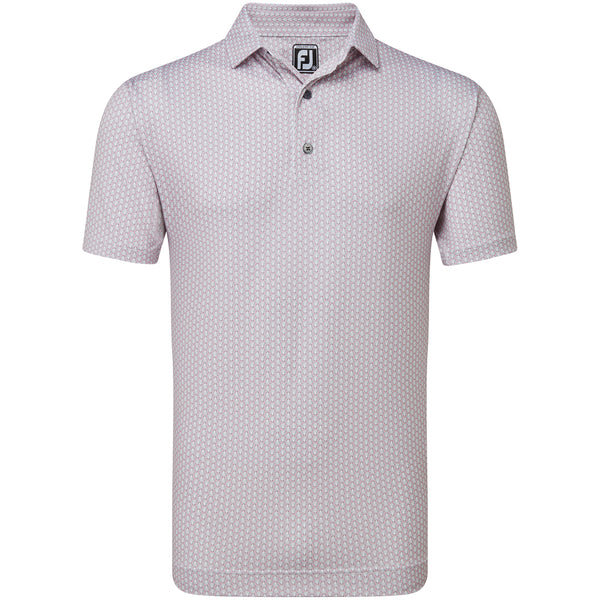 FootJoy Scallop Shell Foulard Polo Shirt - Light Pink