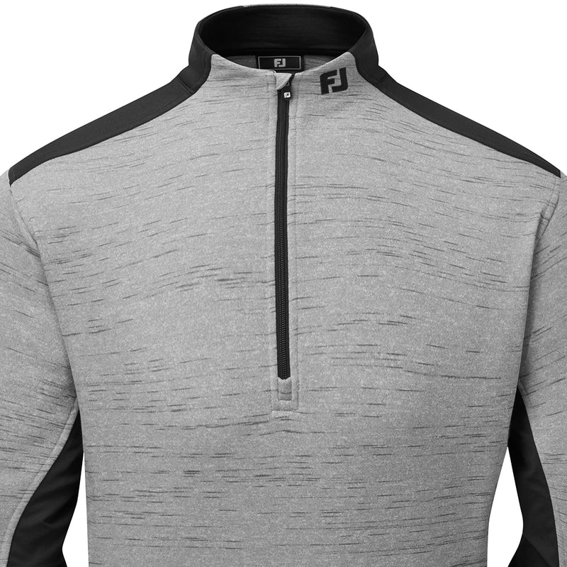 FootJoy Space Dye Thermal 1/4 Zip Chillout - Charcoal/Black