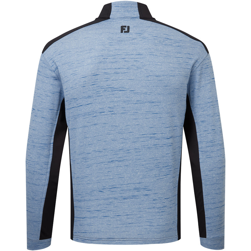 FootJoy Space Dye Thermal 1/4 Zip Chillout - Cobalt/Black