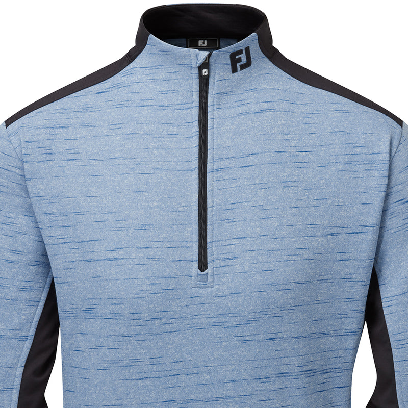 FootJoy Space Dye Thermal 1/4 Zip Chillout - Cobalt/Black