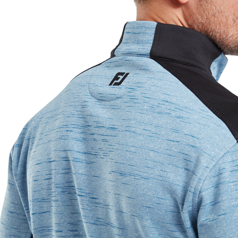 FootJoy Space Dye Thermal 1/4 Zip Chillout - Cobalt/Black