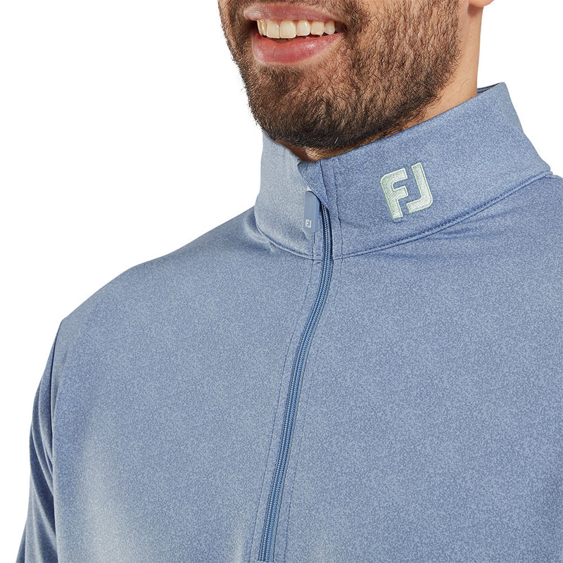 FootJoy Speckle Print Chill-Out Pullover - Blue Jay