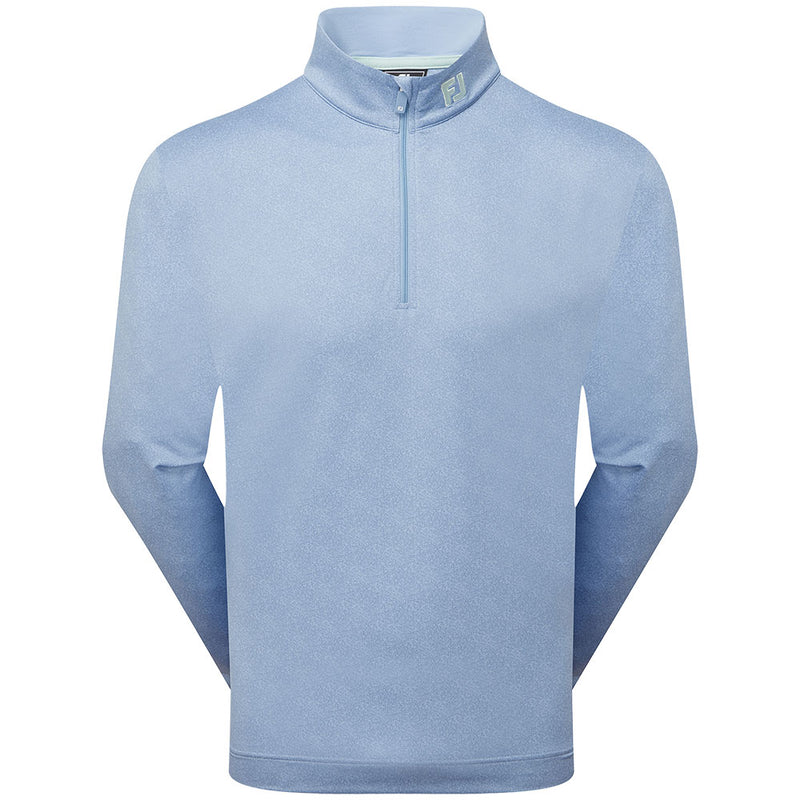 FootJoy Speckle Print Chill-Out Pullover - Blue Jay