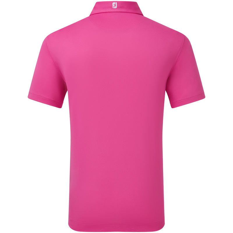 FootJoy Stretch Pique Solid Athletic Polo Shirt - Hot Pink