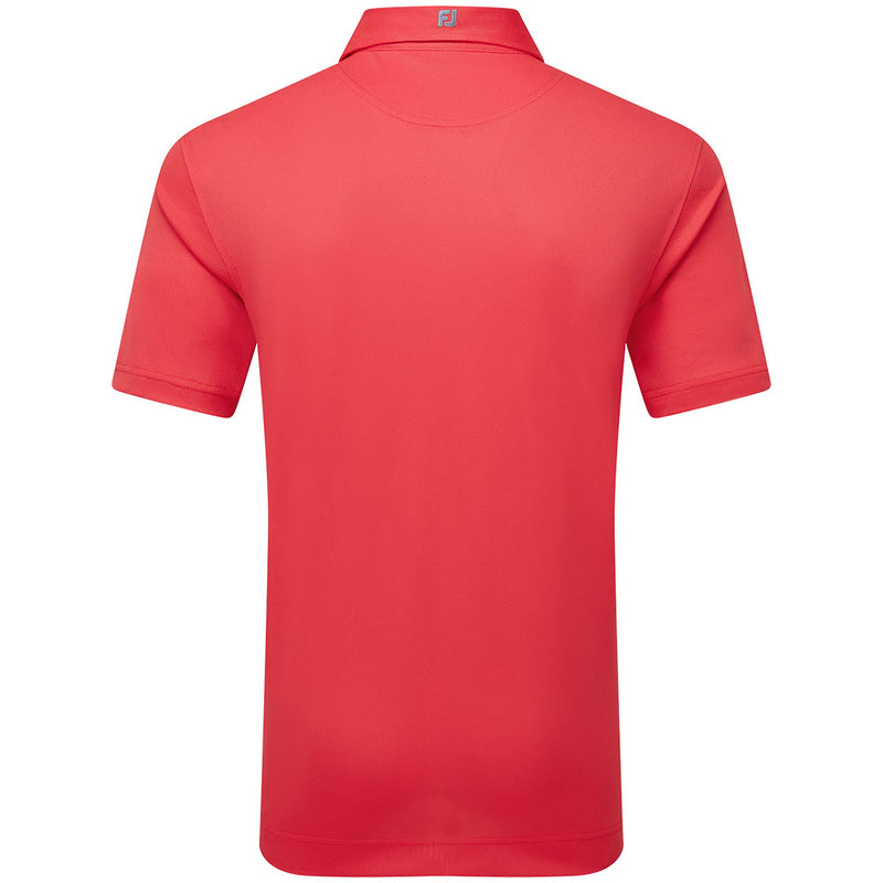 FootJoy Stretch Pique Solid Polo Shirt - Hibiscus