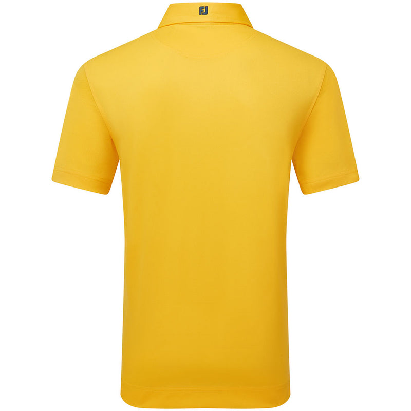 FootJoy Stretch Pique Solid Polo Shirt - Taxi