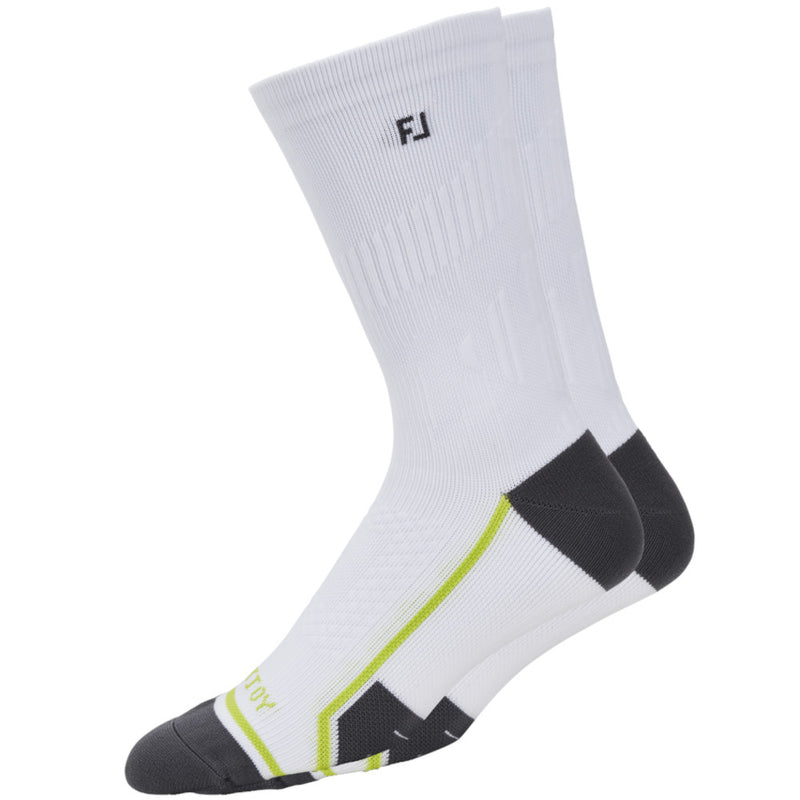 FootJoy Tech D.R.Y. Crew Socks - White