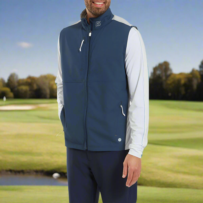 FootJoy TempoSeries Lightweight Gilet - Navy/Grey