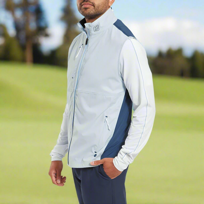 FootJoy TempoSeries Lightweight Gilet - Skyway/Dark Denim