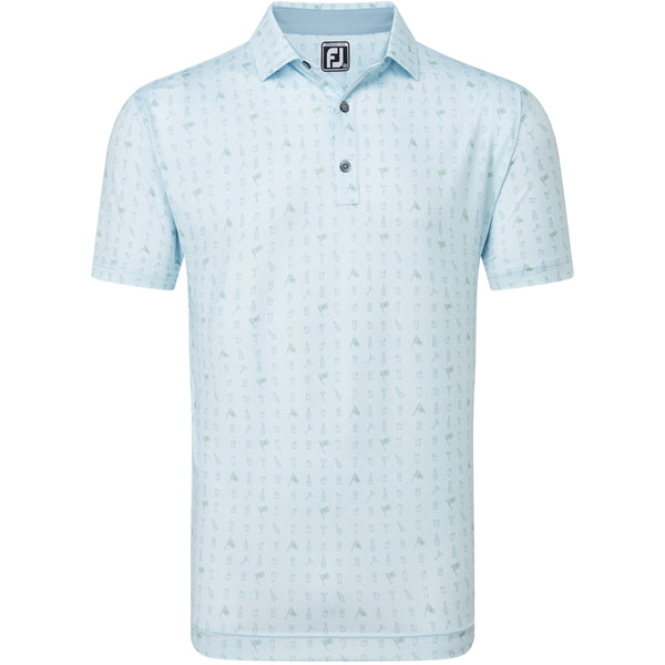 FootJoy The 19th Hole Lisle Polo Shirt - Mist