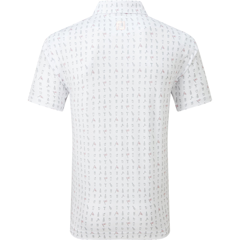 FootJoy The 19th Hole Lisle Polo Shirt - White