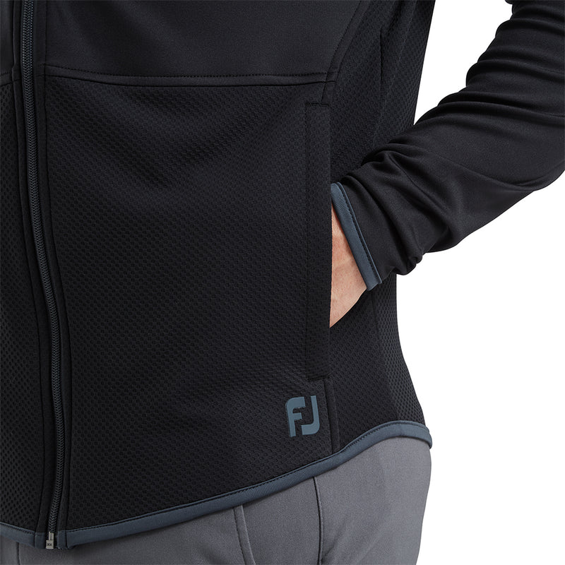 FootJoy ThermoSeries Full Zip Hoodie - Black