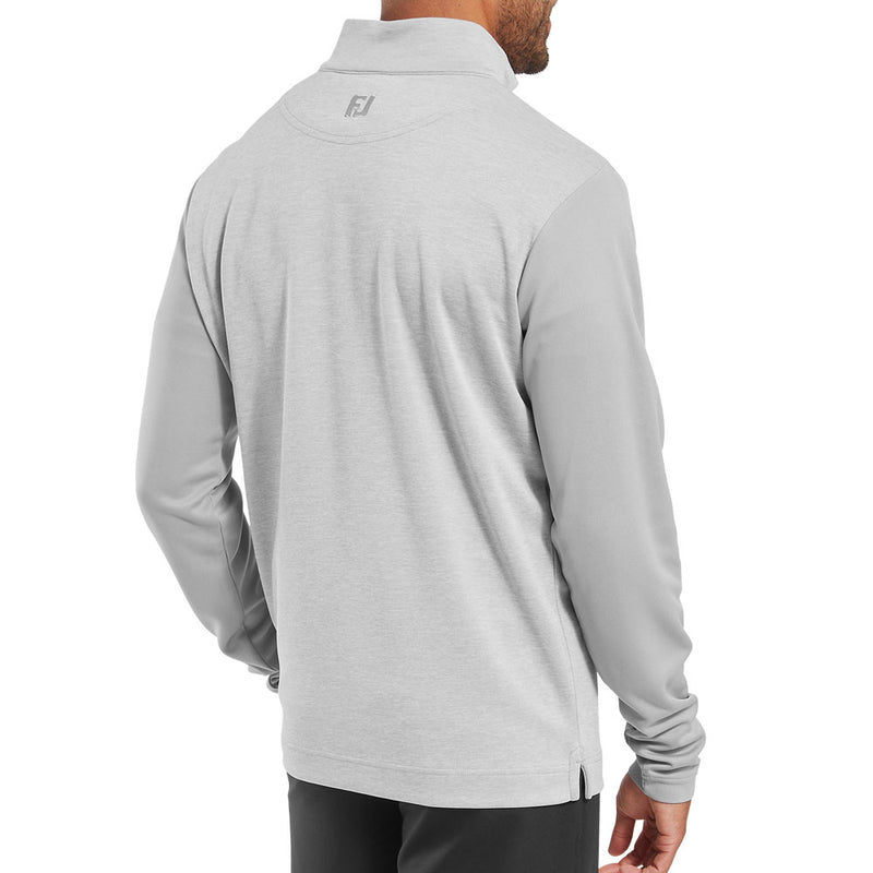 FootJoy Tonal Heather Chill-Out Pullover - Grey