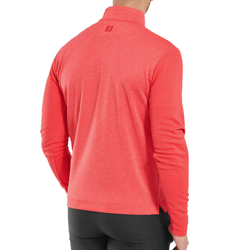 FootJoy Tonal Heather Chill-Out Pullover - Hibiscus