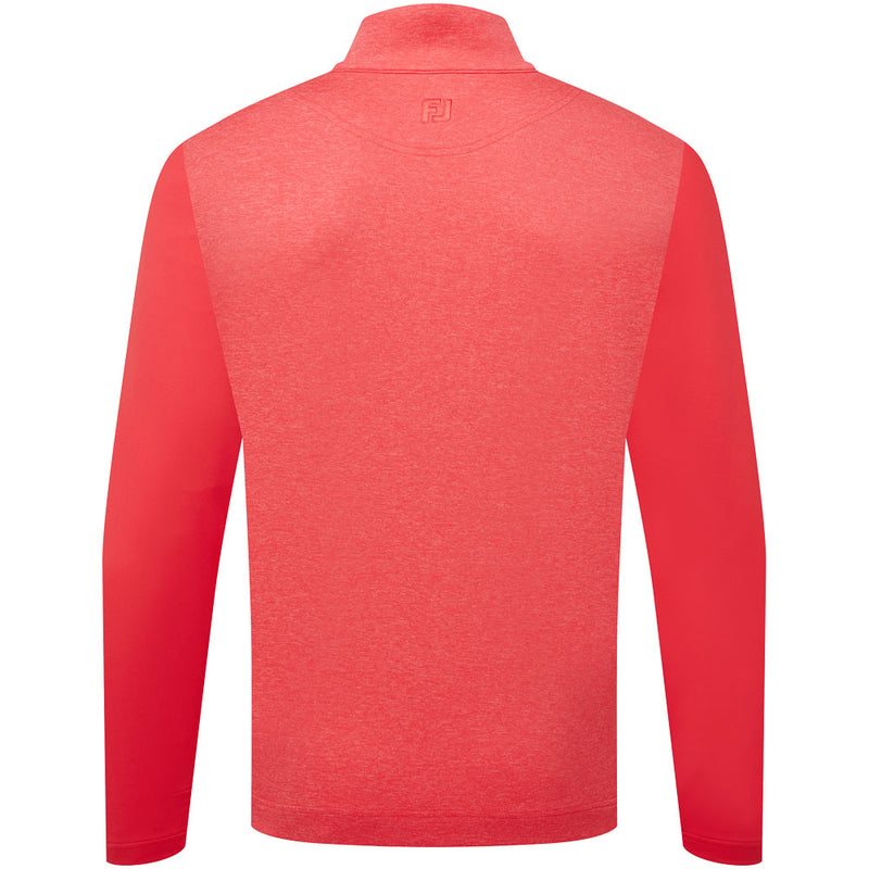 FootJoy Tonal Heather Chill-Out Pullover - Hibiscus