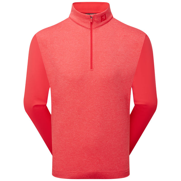 FootJoy Tonal Heather Chill-Out Pullover - Hibiscus