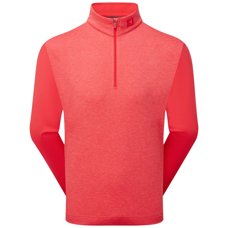 FootJoy Tonal Heather Chill-Out Pullover - Hibiscus