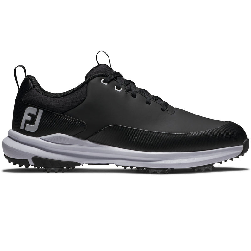 FootJoy Tour Rival Spiked Shoes - Black/White