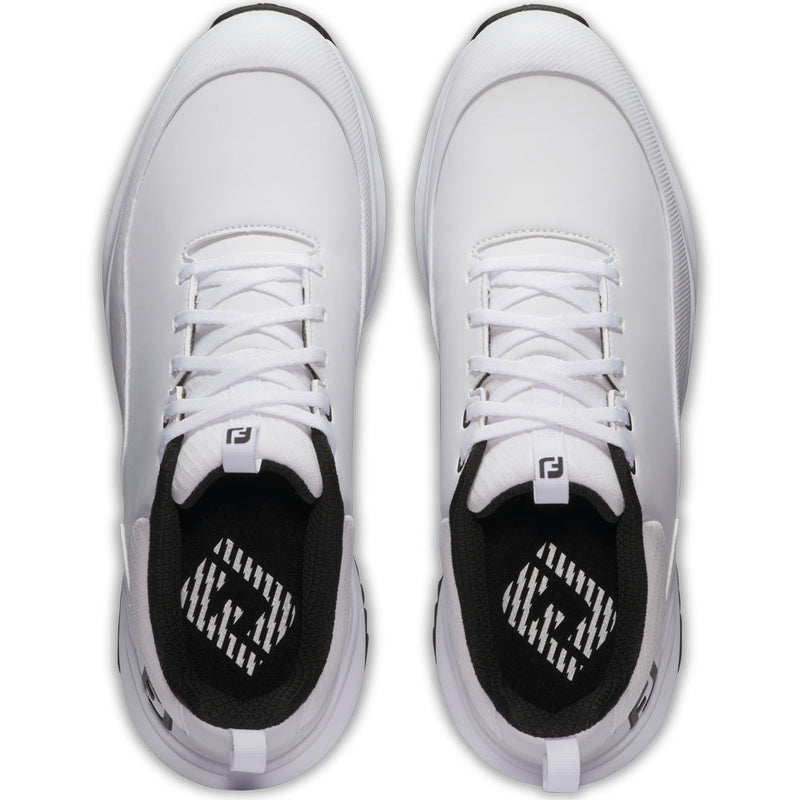 FootJoy Tour Rival Spiked Shoes - White/Black